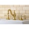 Kingston Brass KC7162BAL 8" Widespread Bathroom Faucet, Polished Brass KC7162BAL - alternate 2